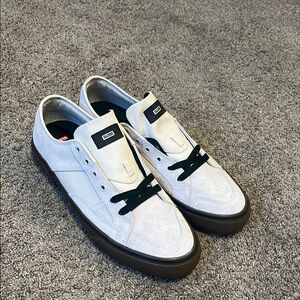 Globe White and Black Sneakers